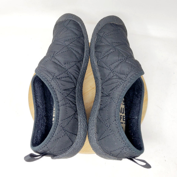 KEEN Howser Shoes Womens 9 Black Quilted Wrap Sneaker Comfort Slip On Mocassin - Picture 10 of 13